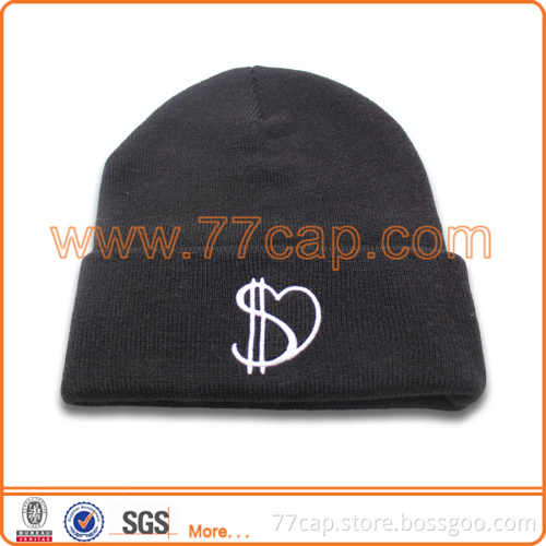 High Quality Custom beanie man hat winter knitted hat